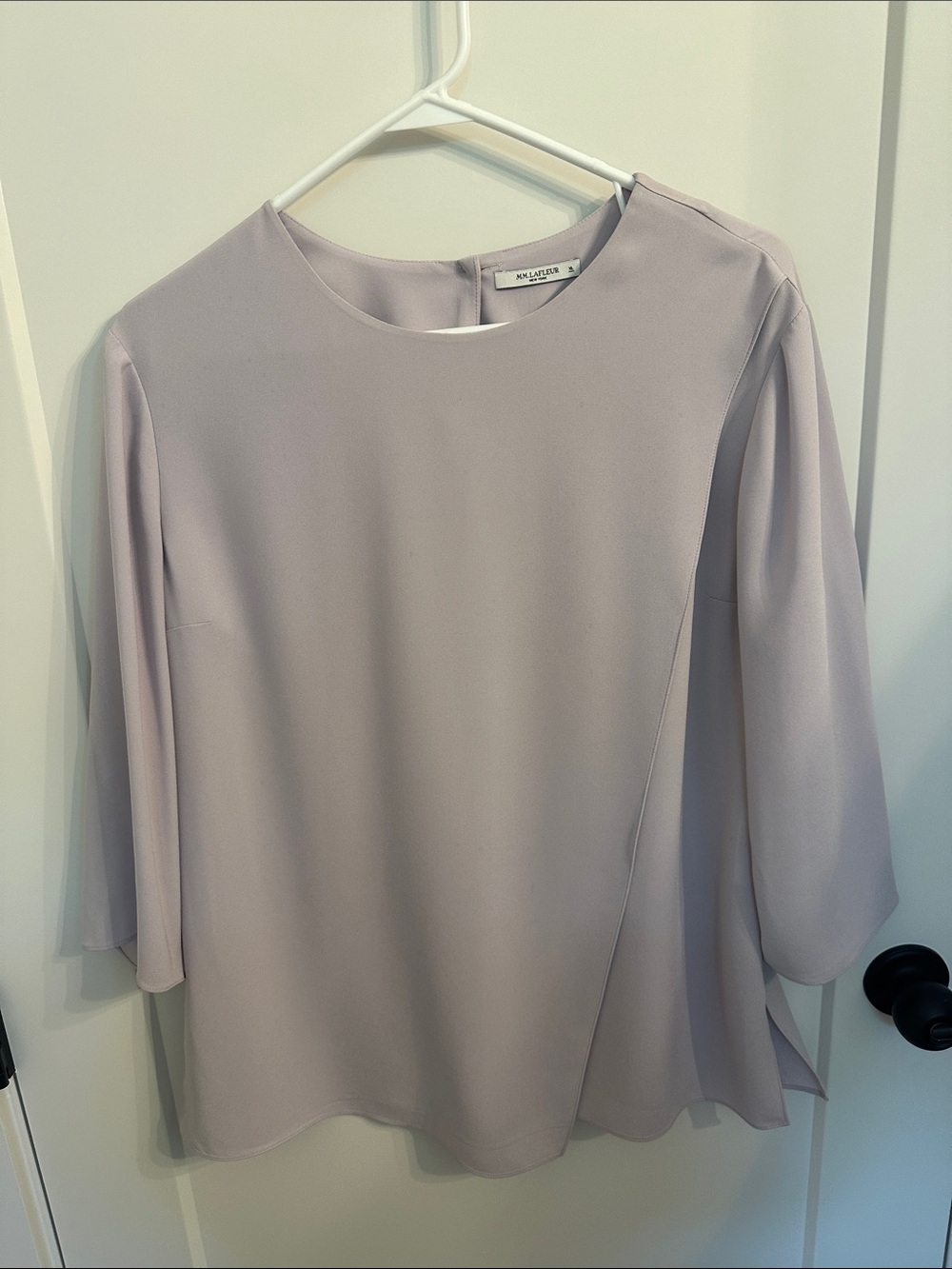 MM. Lafleur Lavender Crewneck Blouse